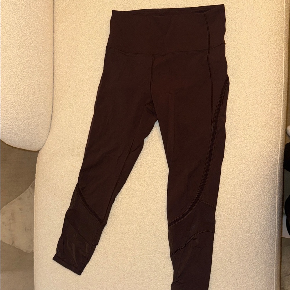 lululemon athletica burgundy Leggings